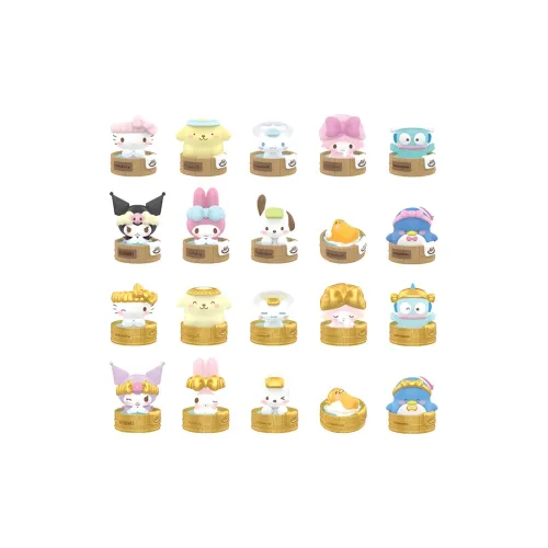 TOP TOY Sanrio Series Mini Hot Spring Слепые коробки 3 шт Mystery Сумки Целая коробка 16 шт