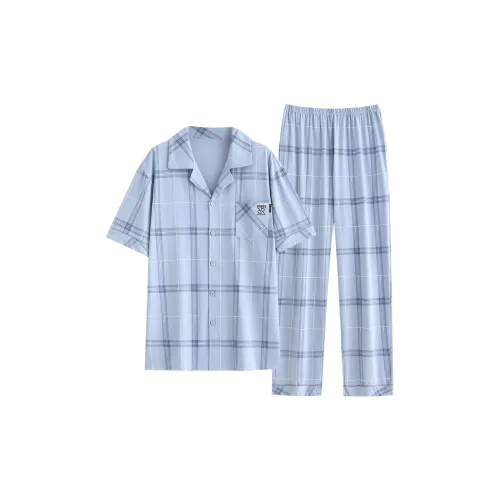Пижамный комплект Follow The United States мужской светло-синий