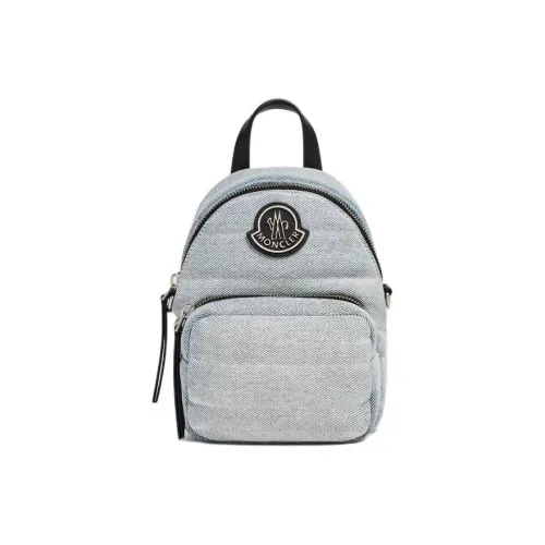 Moncler Деним Сумка через плечо Маленькая Женская Светло-Синяя
