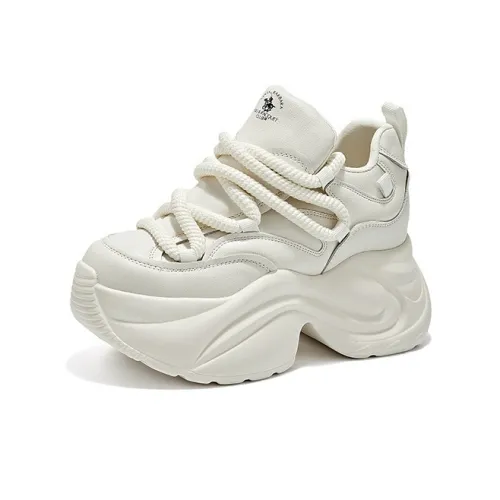 SANTA BARBARA POLO RACQUET CLUB Низкий топ толстая подошва кроссовки женские