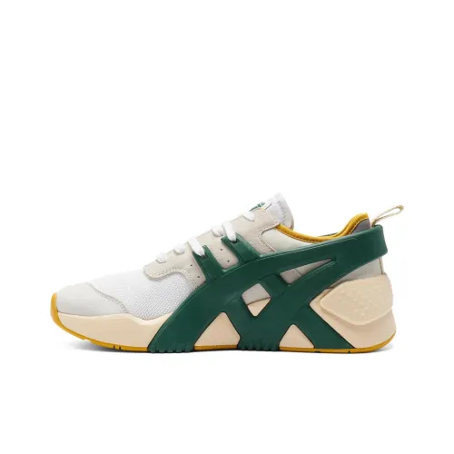 Onitsuka Tiger Big Logo Trainer 2,0 противоскользящий устойчивый к истиранию низкий топ повседневный унисекс бежевый зеленый