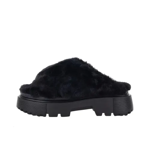 HOGAN Слипоны Женские Черные