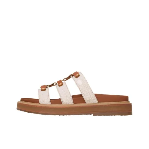 CELINE Резина Slide Женские Коричневые