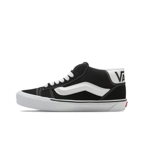 Vans KNU Кеды MID Топ Черный/Белый Унисекс
