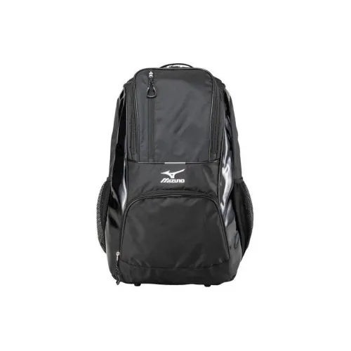 Mizuno Nylon Backpack Standard Unisex Black Мицубо Нейлон Рюкзак Стандартный Унисекс Черный