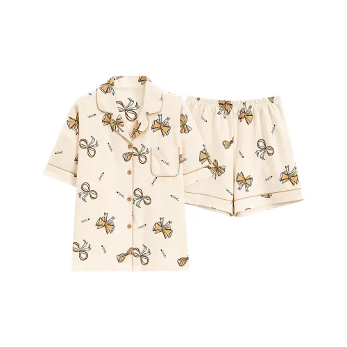 The Story Of The Flower Season Пижамный комплект женский абрикосовый