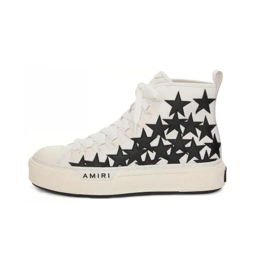 AMIRI Stars Court Стильные Скейтбординги Мужской Черный Белый