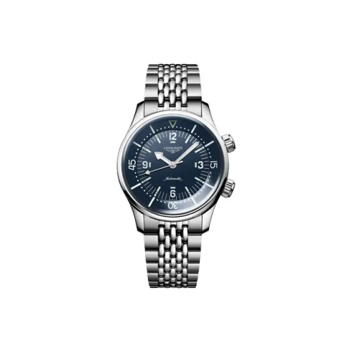 LONGINES Автоматический Механический Механизм Мужские Часы 39 мм Синий