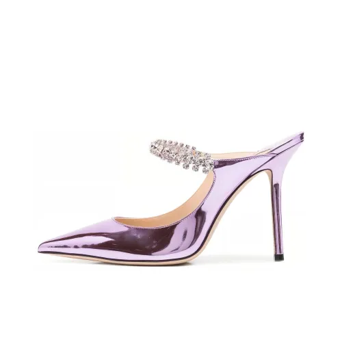 Jimmy Choo BING Домашние тапочки Серо-фиолетовый Женские