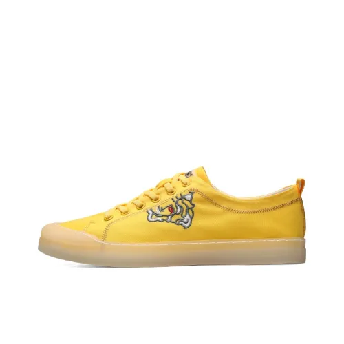 PARDASAUL Canvas Shoes Low Top Yellow Men's