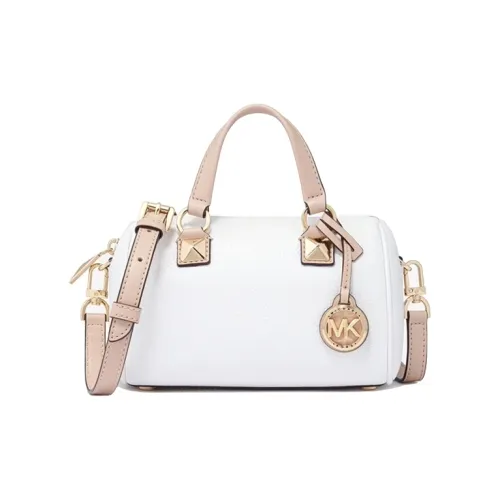 MICHAEL KORS Grayson Искусственная кожа Одно плечо Сумка Маленькая Женская Чисто белый