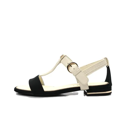 CHANEL One Ремешок Сандалии Женские Белые