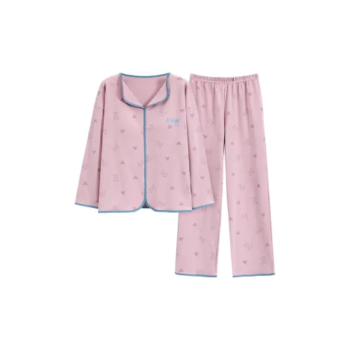 The Story Of The Flower Season Пижамный комплект женский светло-фиолетовый