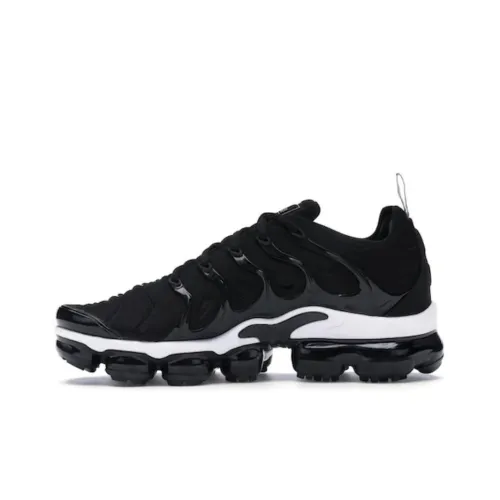 Nike Air Vapormax Plus Амортизация Износостойкий Низкий Топ Беговые кроссовки Унисекс Черный