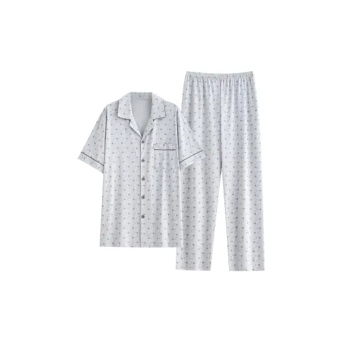 Пижамный комплект Follow The United States для мужчин светло-серый