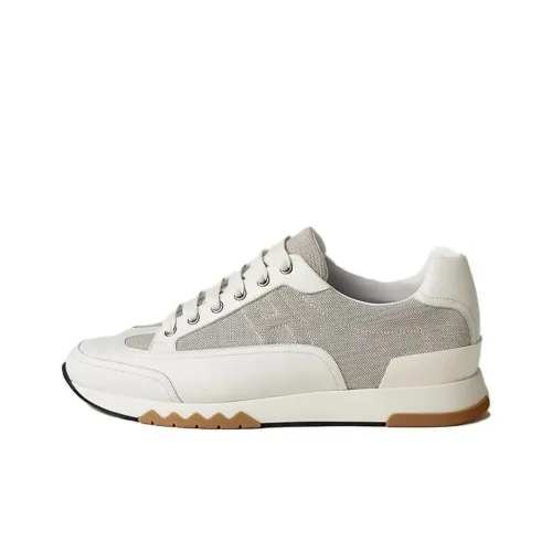 HERMES Trail Casual Низкий Топ Белый Серый Мужской
