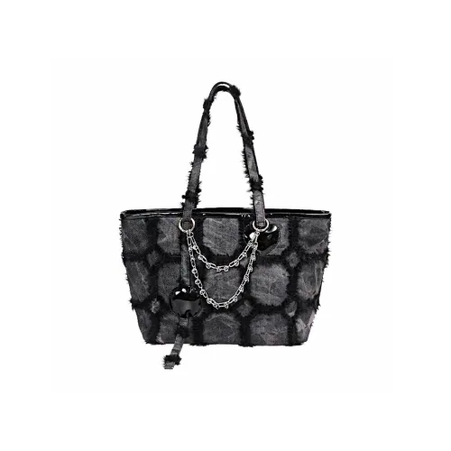 Rebirth Canvas Bag Shoulder Bag Women's Black Rebirth Холщовая сумка плечевая сумка женская черная