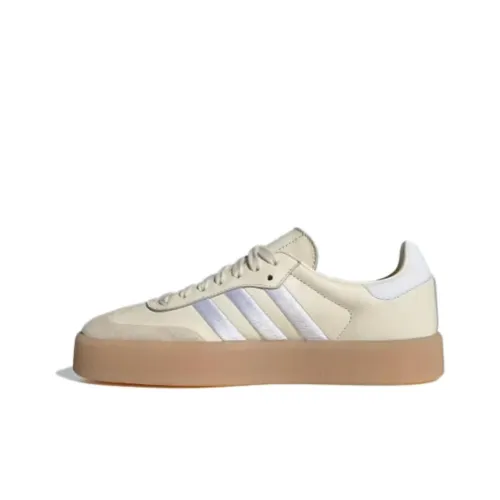 Adidas Originals SAMBAE Амортизация Низкие Кроссовки для Скейтбординга Белый Серебряный