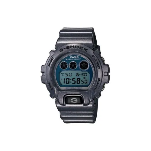 CASIO Кварцевый механизм Смольный ремешок Часы унисекс Синий циферблат