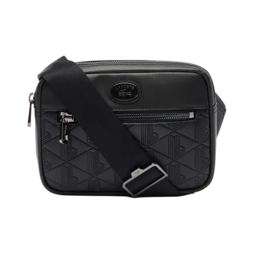 LACOSTE ПУ (полиуретан) Сумка через плечо Сумка на плечо Мужская Черная