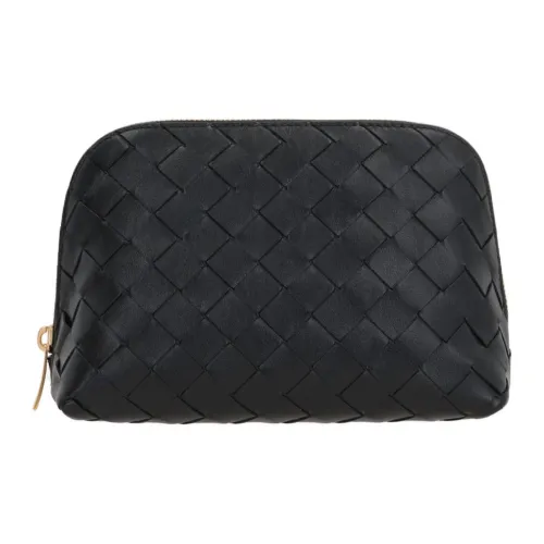 Bottega Veneta Телячья кожа Косметичка Женская Черная