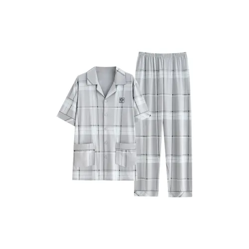 Follow The United States Пижамный комплект Мужской Серый