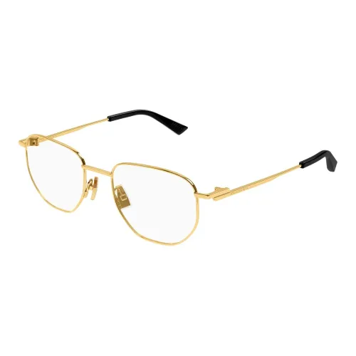 Bottega Veneta Металл Нерегулярная форма Оправы для очков Унисекс Золото