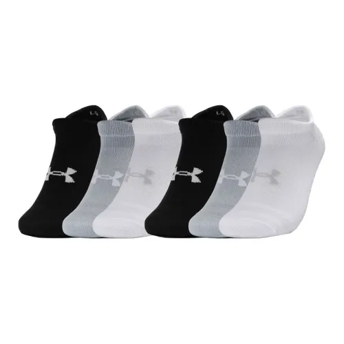 Under Armour 6 пар черных + серых + белых унисекс носков