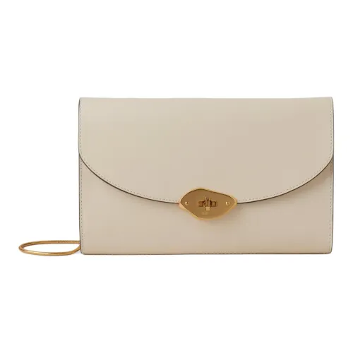 Mulberry Коровья кожа Одно плечо Через плечо Клатч Женское Яйцо Оболочка Желтый