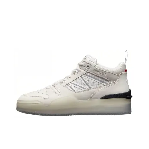 Moncler Pivot High Топ Стильные Скейтбординги Женские Белые
