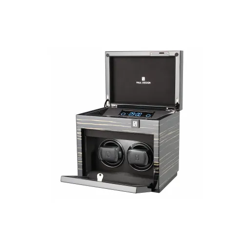 PAUL Дизайн P.D UK Bodi 2+3 Часы Watch Winder Черный Shadow Ebony Черный Абрикос Unisex