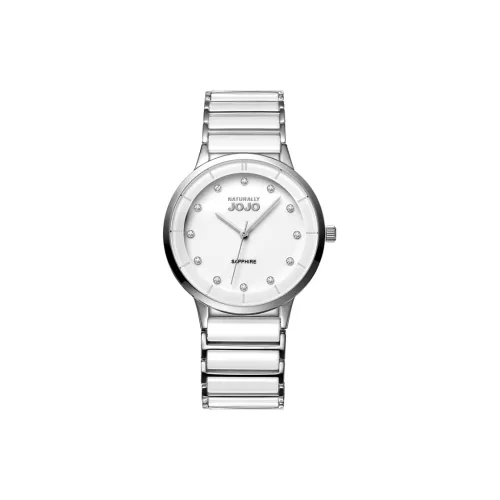 NATURALLYJOJO Кварцевый механизм белый циферблат женские часы JO0967 80F