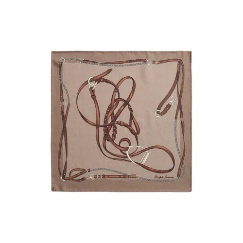 Ralph Lauren Purple Label Шелковые шарфы Унисекс Умбра