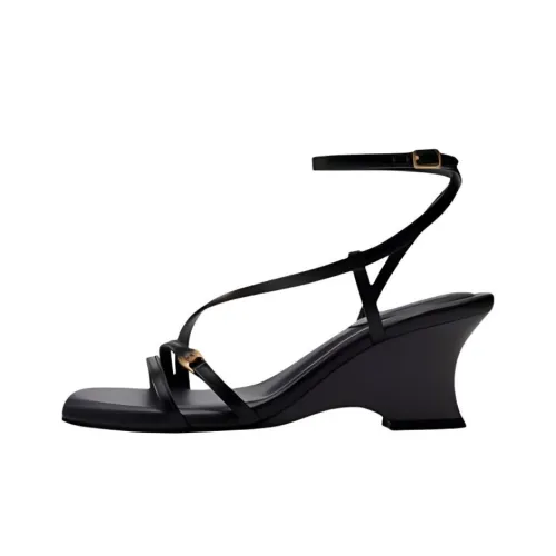 COACH one Ремень Сандалии 6,5 см Женские Черный