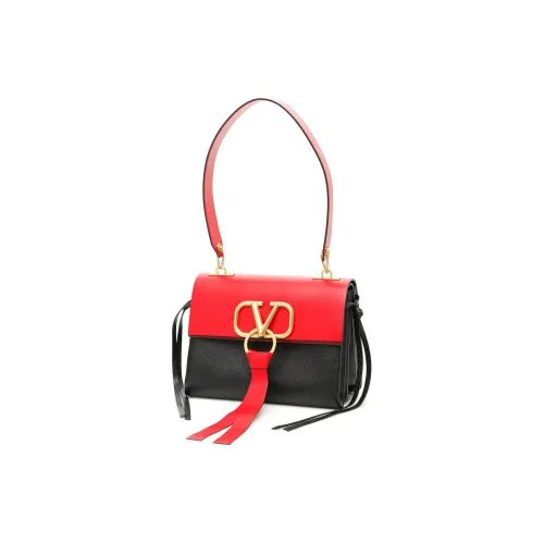 Valentino Телячья кожа Сумка Сумка через плечо Женская Черная Красная