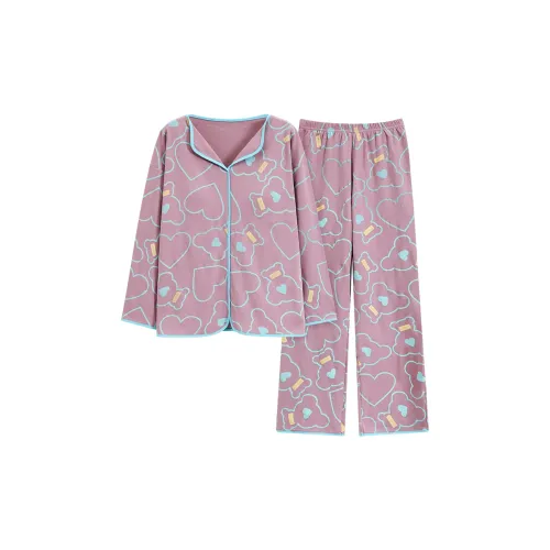 The Story Of The Flower Season Пижамный комплект женский светло-фиолетовый