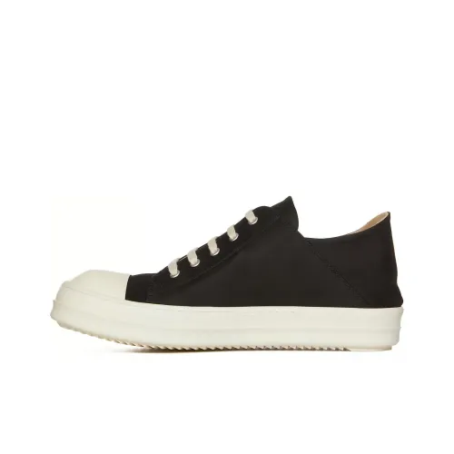 Rick Owens DRKSHDW Low-Top Canvas Shoes Black Women's