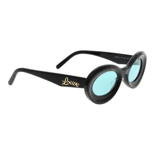 LOEWE Ацетат OVAL SUNGLASSES Женские Черный