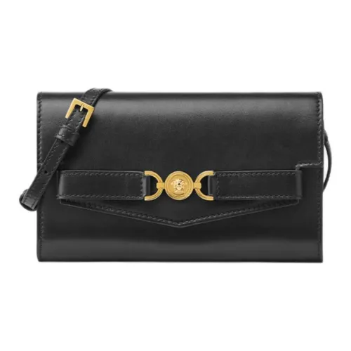 FANSIZHE Medusa '95 Коровья кожа Сумка через плечо Женская Черный Золотой