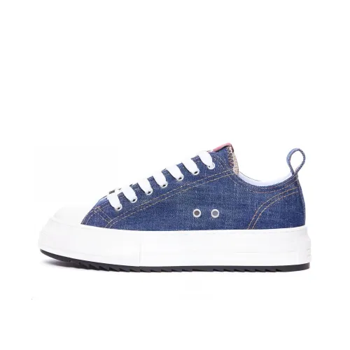 DSQUARED 2 Низкие кроссовки для скейтбординга мужские синие