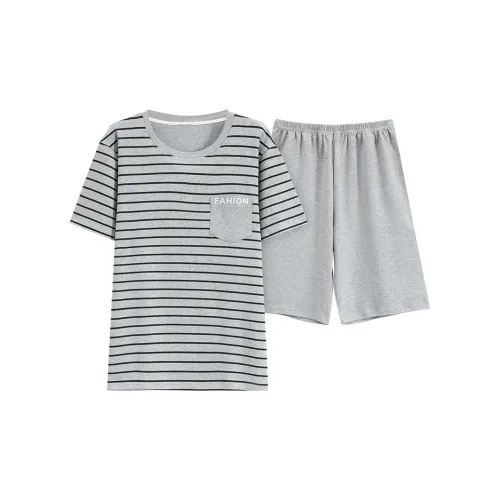 The Story Of The Flower Season Пижамный комплект Мужской Светло-Серый