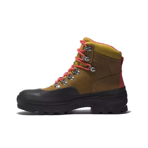 Timberland Euro Hiker Противоскользящая Устойчивая к истиранию Высокий Топ Обувь для улицы Женская Коричневая Черная