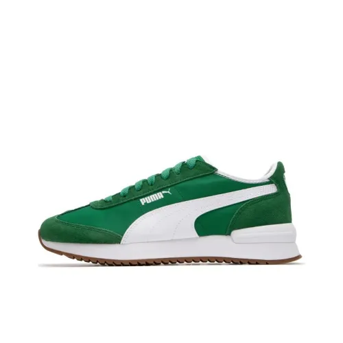 PUMA Easy Rider Vintage Амортизация Устойчивый к истиранию Дышащий Легкий Низкий Топ Повседневная Обувь Унисекс Белый Зеленый