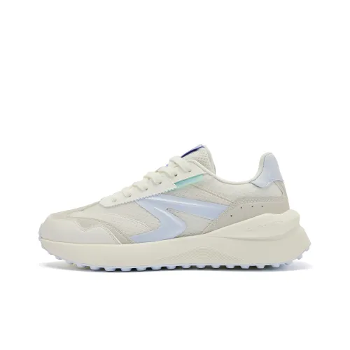 QIAODAN White 2,0 Casual Низкий Топ Айвори Прозрачный Синий Женский