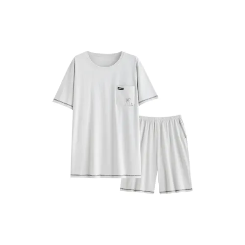 Пижамный комплект Follow The United States для мужчин светло-серый