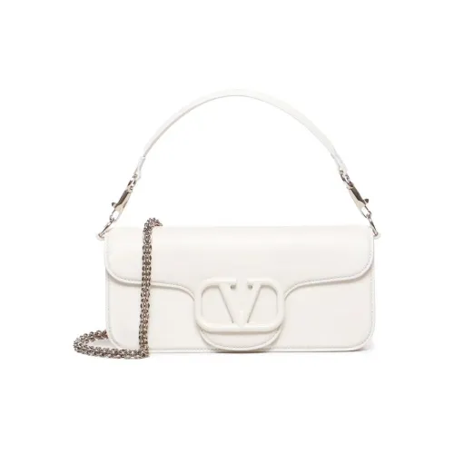 Valentino Garavani Lambskin One Shoulder Bag Women's Ivory