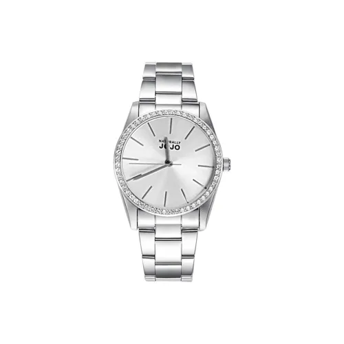 NATURALLYJOJO Кварцевый механизм белый циферблат женские часы JO0460 80FA