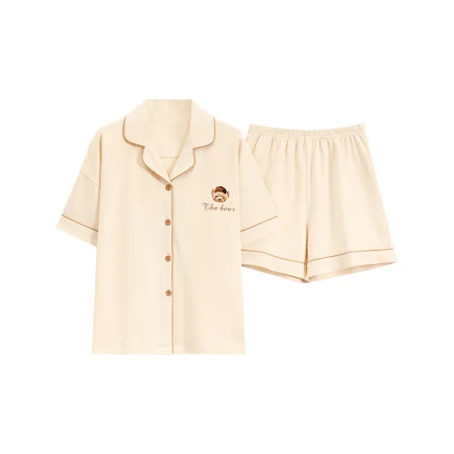 The Story Of The Flower Season Пижамный комплект женский абрикосовый