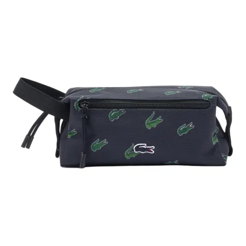 LACOSTE Полиэстер Туалетная сумка Унисекс Синяя