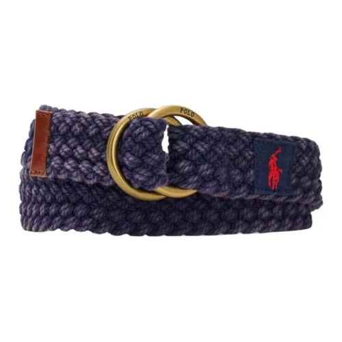 Polo Ralph Lauren Вышитый Ремешок Мужской Морской Синий Ширина 3,2CM